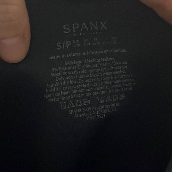 Spanx Black Camo Leggings S - Picture 5 of 7